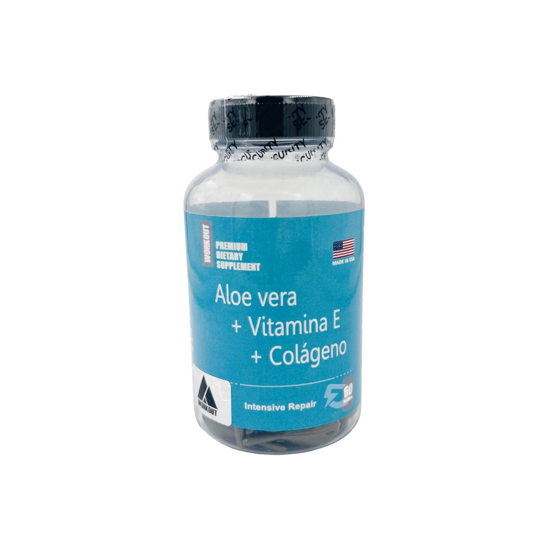 ALOE VERA + VITAMINA E + ÁCIDO HIALURONICO 60 CAPSULAS