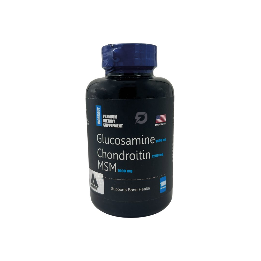 GLUCOSAMINE 1500 MG CHONDROITIN 1200 MG MSM 1000 MG 100 CAPSULAS