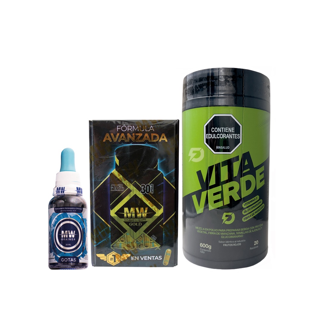 KIT MW GOLD + VITA VERDE 600 GRAMOS
