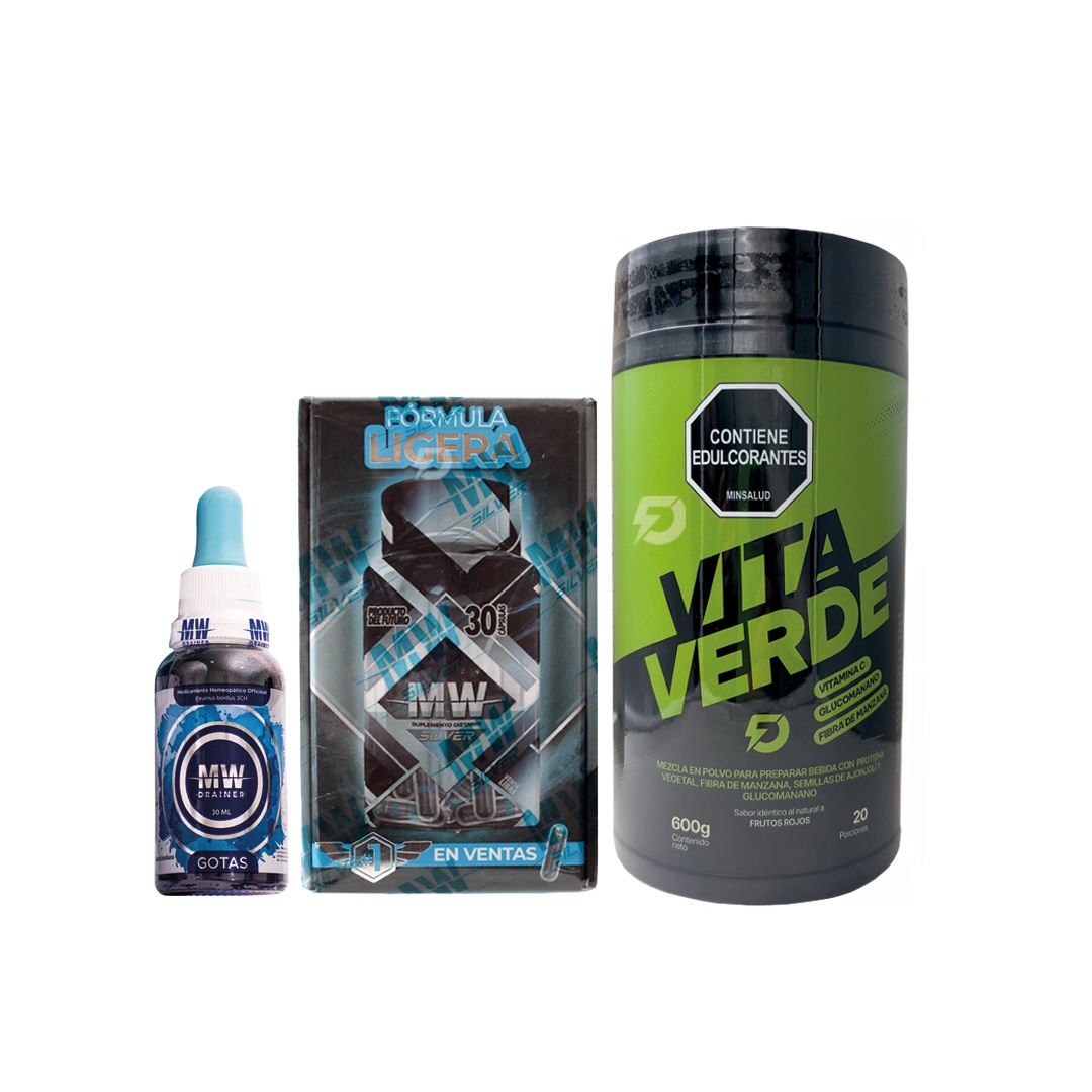 KIT MW SILVER  + VITA VERDE 600 GRAMOS