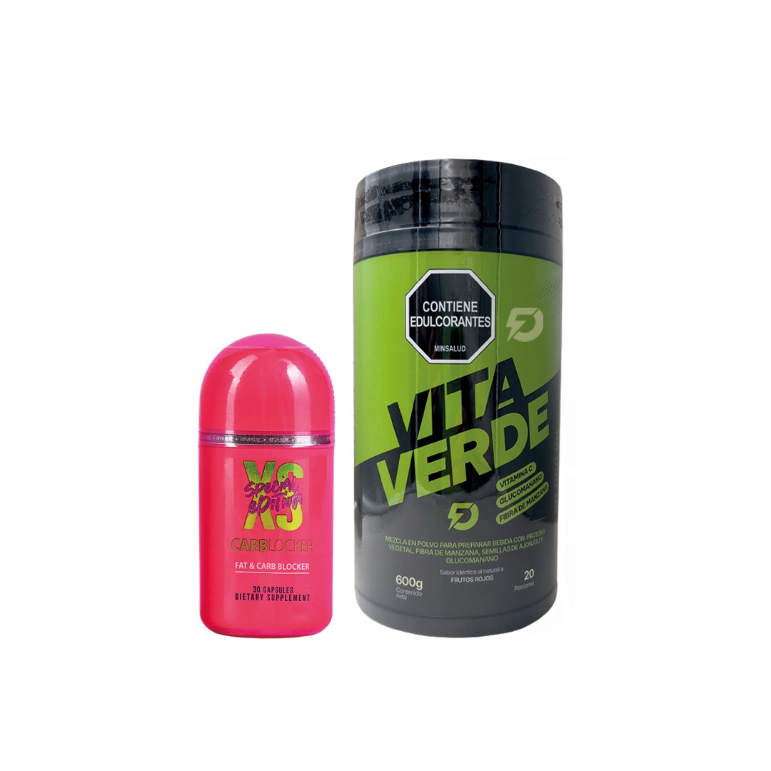 XS 30 CÁPSULAS + VITA VERDE 600 GRAMOS